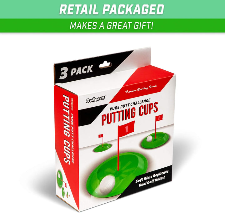 GoSports trainingshilfen Golf-Putting-Trainingssystem | Perfektionieren Sie Ihre kurzen Putts mit Ra