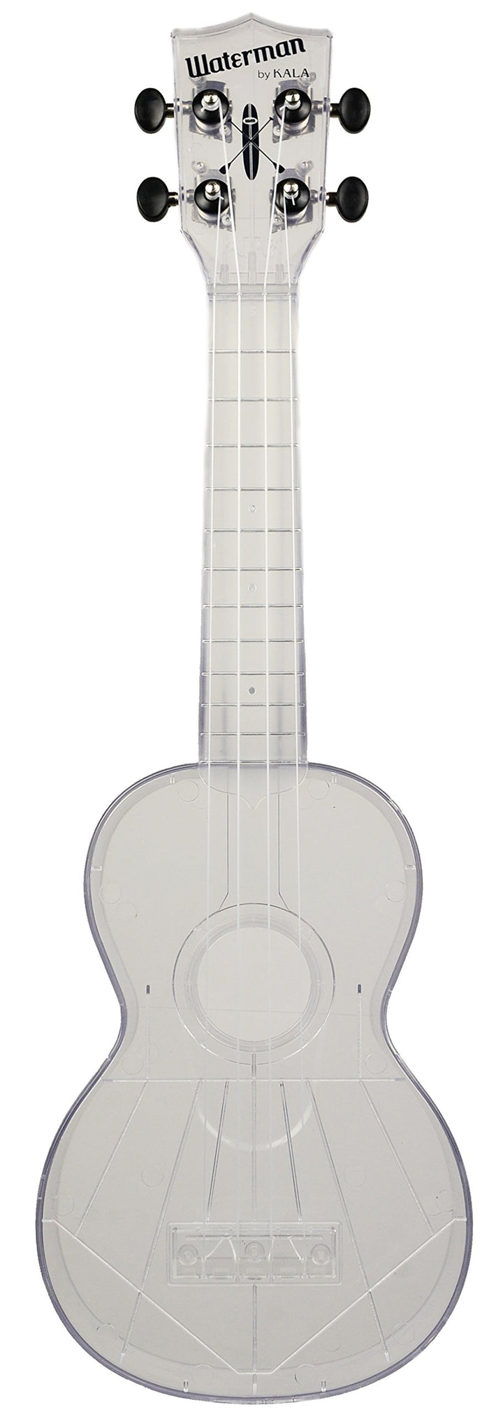 Kala MK-SWT/Clear Makala Waterman Composite Sopran-Ukulele, Transparent durchsichtig, durchsichtig
