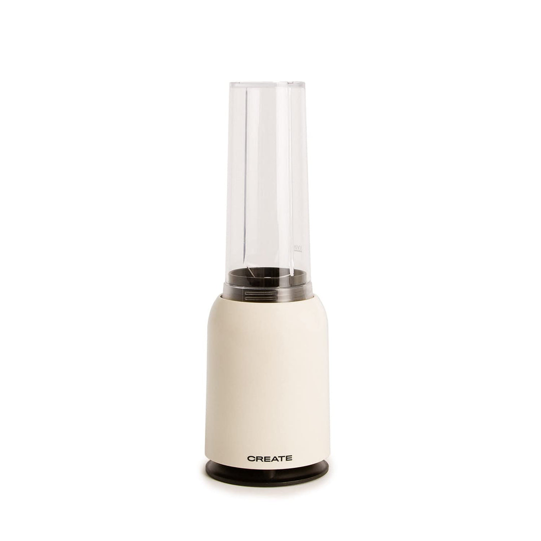 CREATE/MOI/Standmixer Cremeweiss/Mixer für Smoothies und Milchshakes, 400ml Glas, BPA-frei, tragbar,