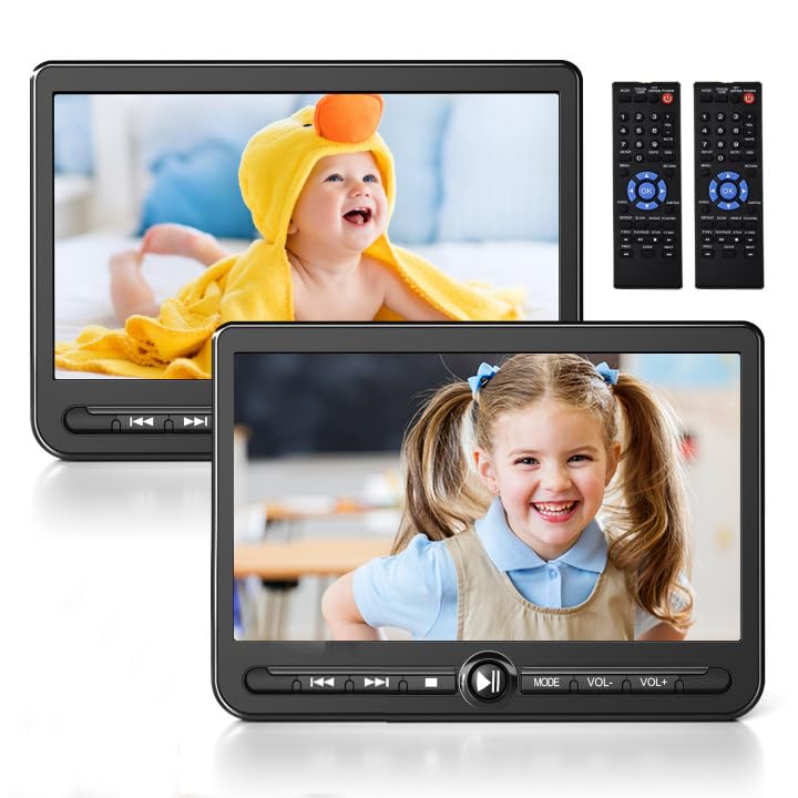 Arafuna 12,5 Zoll DVD Player Auto,1080p Auto Fernseher, DVD Player Auto Kinder Supporte l'entrée USB