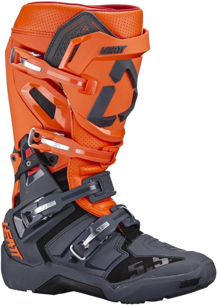 Leatt Moto 5.5 Flexlock Enduro Motocross Stiefel 48 EU Schwarz, 48 EU Schwarz