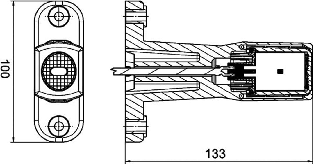 HELLA - Umrissleuchte - LED - 12/24V - Kabel: 500mm - Stecker: EasyConn - 2-polig - links/rechts/sei