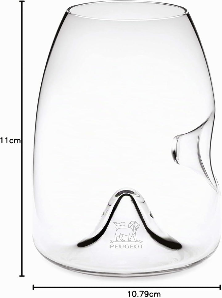 Peugeot Verkostungsglas für Bier, Wein und Whisky, Fassungsvermögen: 38 cl, Les Impitoyables - Le Ta