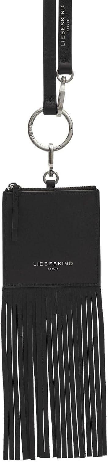 Liebeskind Berlin FRANCIS Pendant Taschenanhänger, Onesize (HxBxT 10cm x 10cm x 1cm ), black