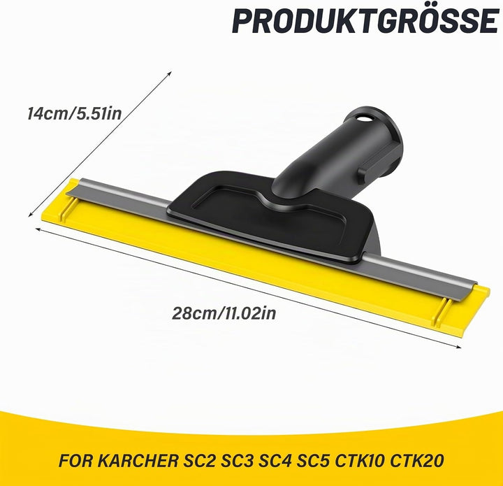 Fensterdüse für Kärcher Dampfreiniger, Dampfreiniger Zubehör für Kärcher SC1 SC2 SC3 SC4 SC5 SC7, Fe