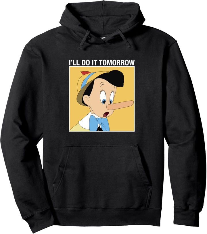 Disney Pinocchio Ich mache es morgen V2 Pullover Hoodie