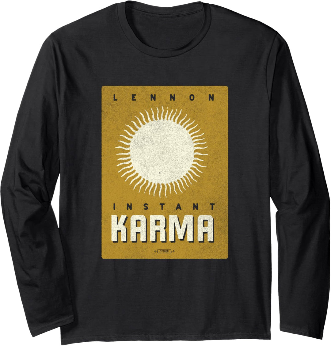 John Lennon - Instant Karma Sun Langarmshirt