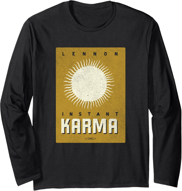 John Lennon - Instant Karma Sun Langarmshirt