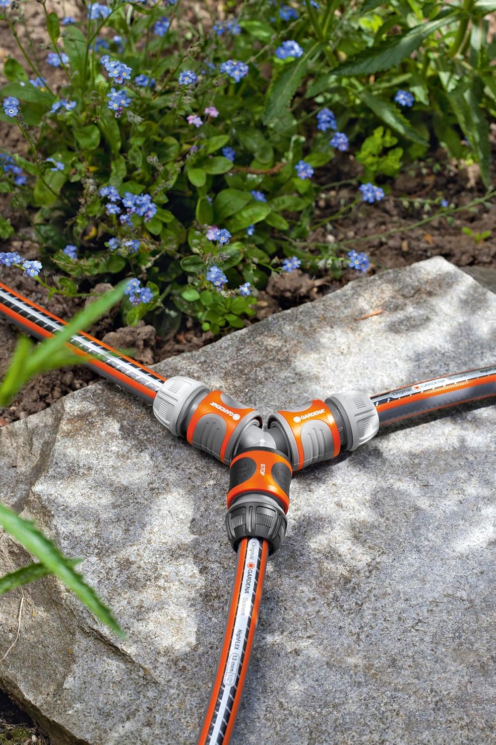 Gardena Abzweig-Satz für 13 mm (1/2 Zoll)- und 15 mm (5/8 Zoll)-Wasserschläuche: Wasserdichter Abzwe