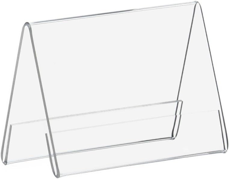 10 Stück DIN A7 A-Aufsteller/Tischaufsteller/Werbeaufsteller aus Acrylglas,