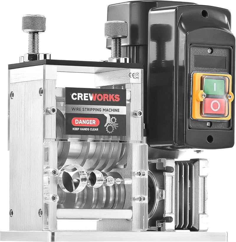 CREWORKS Elektrische Kabelabisoliermaschine 180W für 1,5-30 mm Kupferdrähte, Automatische Kabel Abis