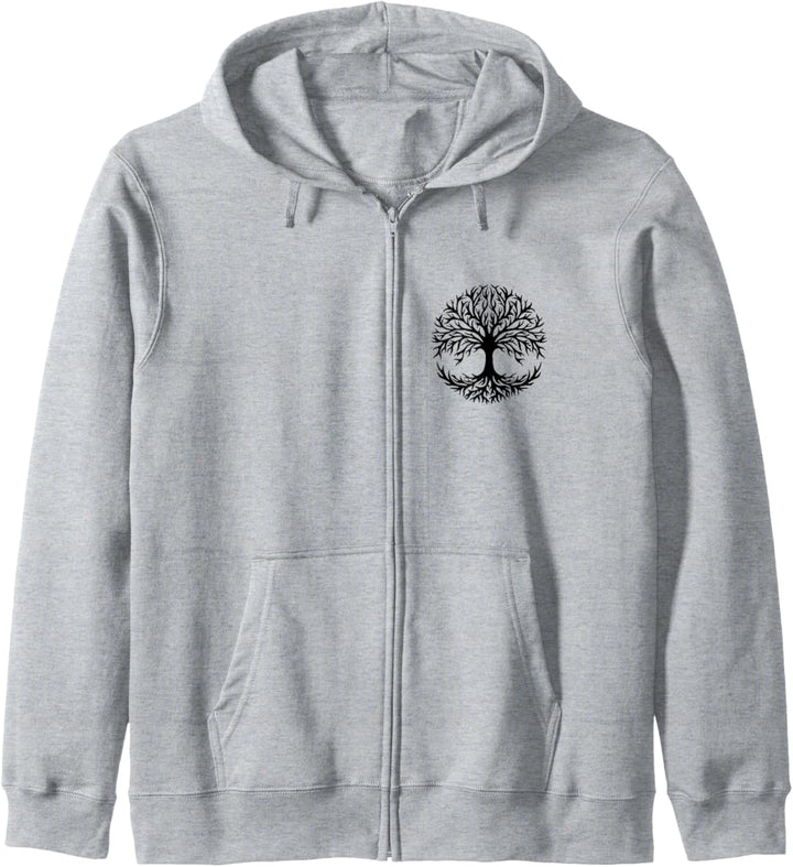 Yggdrasil, Keltischer Baum des Lebens, tree of life, Kapuzenjacke