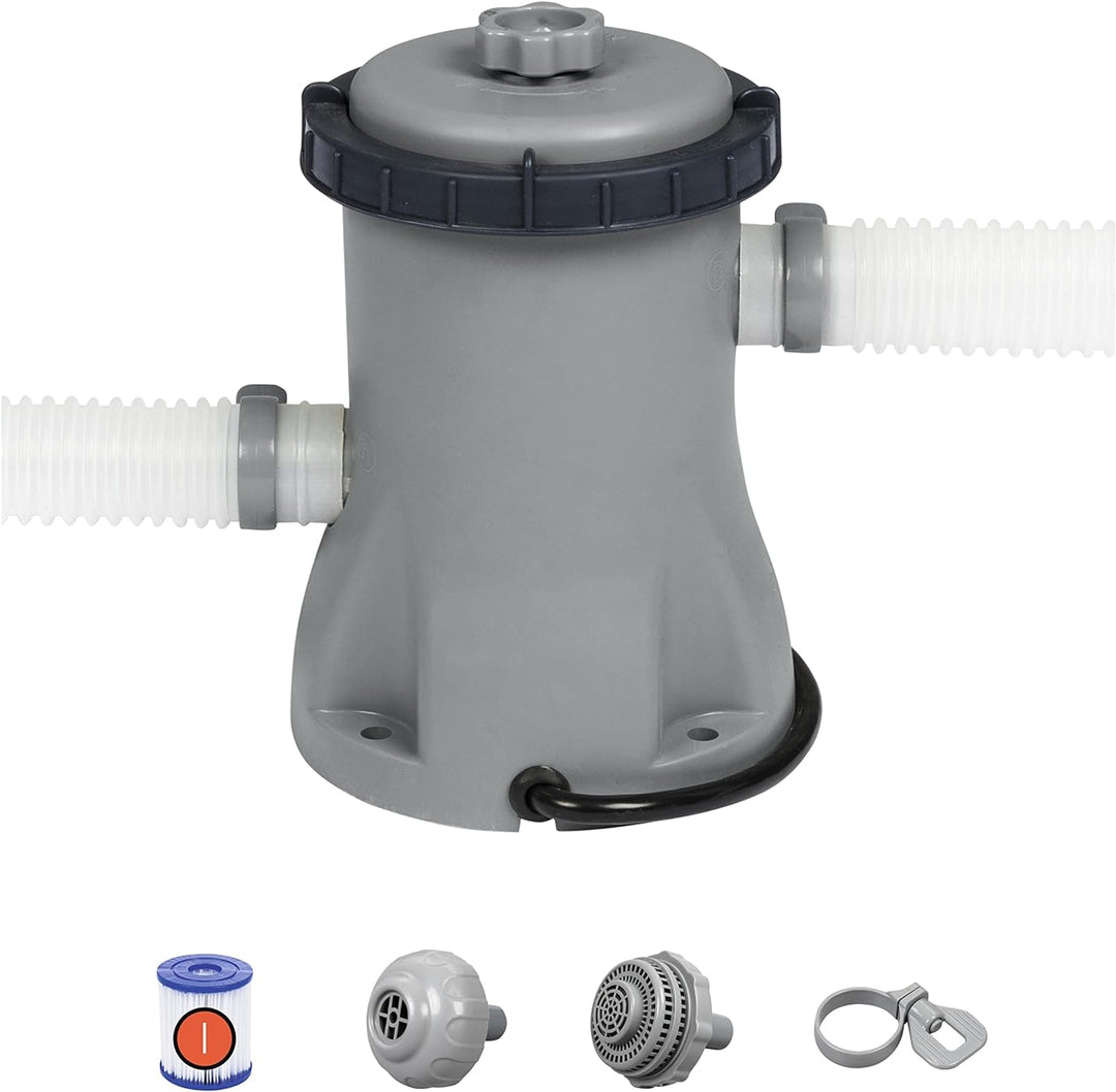 Bestway Vinyl, Flowclear Kartuschenfilterpumpe 1.249 l/h, 23 W