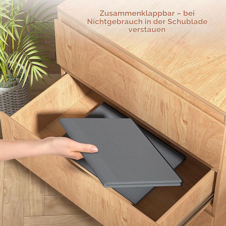 GoMaihe Unterbettkommode 6 Stück mit Verstärkten Griff und Sichtfenster, Unterbett Aufbewahrungsbox