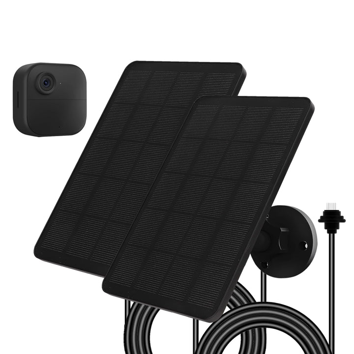 Solarpanel für Blink Kamera, 4W Solarmodul kompatibel mit Blink Outdoor 4 (4th Gen) Kamera, Verstell