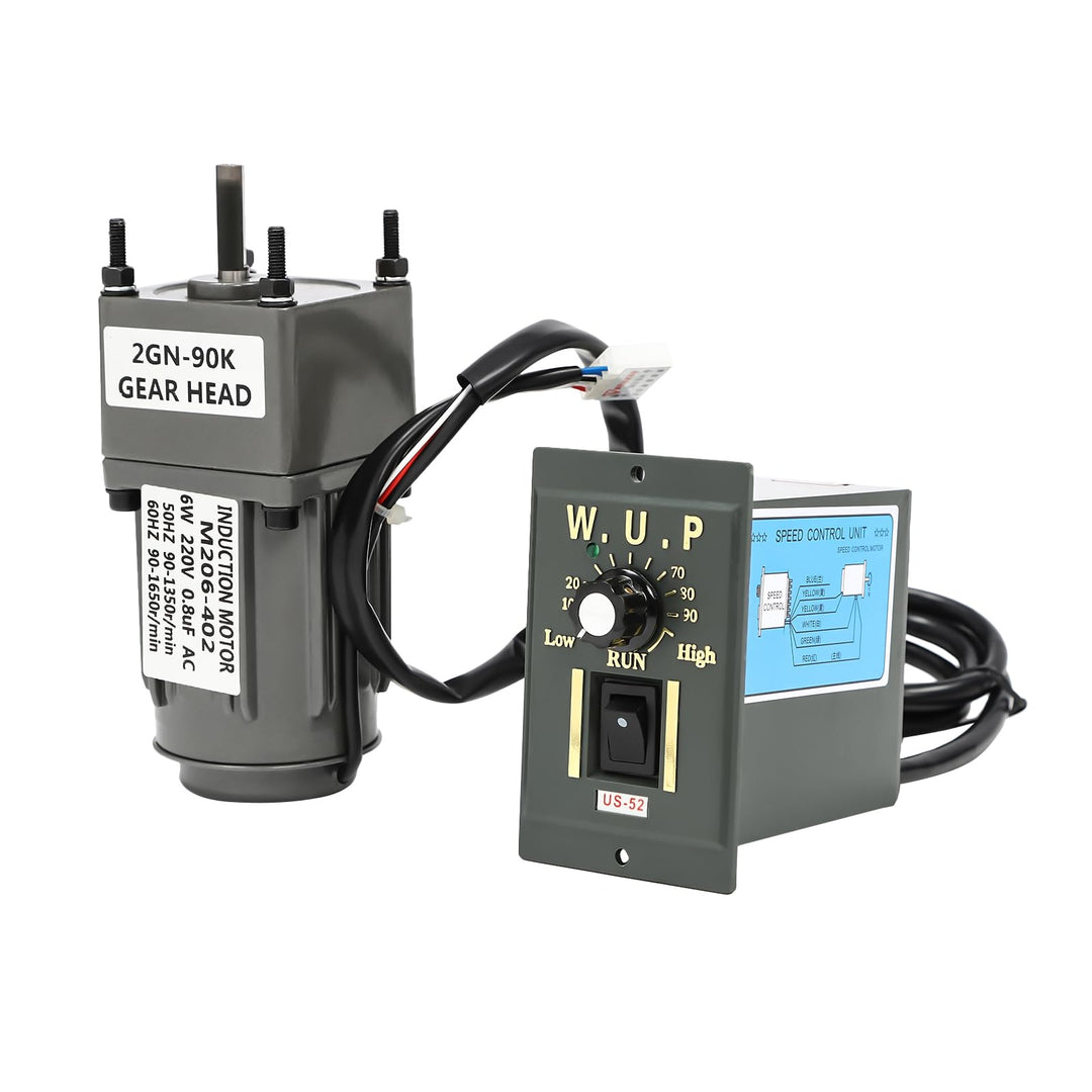 AC 220V Getriebemotor 6W 90K AC Getriebe Reduziermotor Gear Reducer Motor mit Reversing Funktion Ein