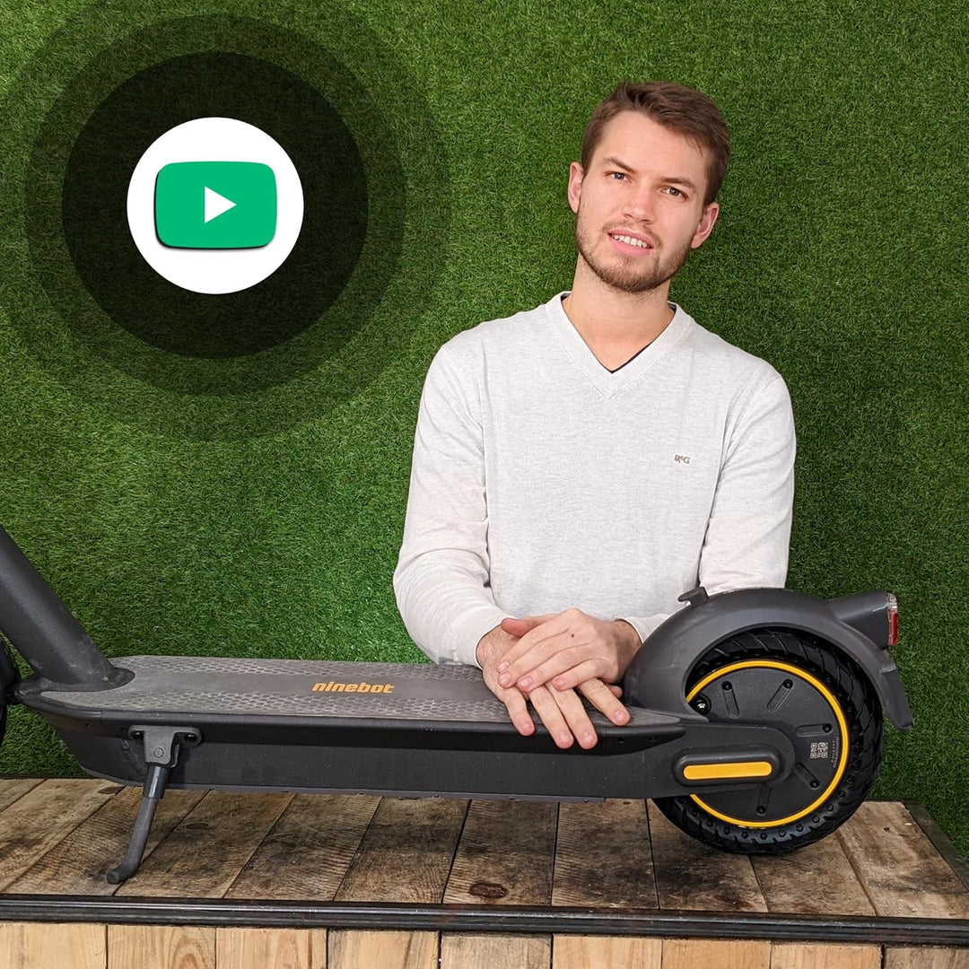 MOOVMOOV Vollgummireifen E-Scooter Reifen 10x2.5 - Kompatibel mit Elektrorollern Ninebot Max G30 - E