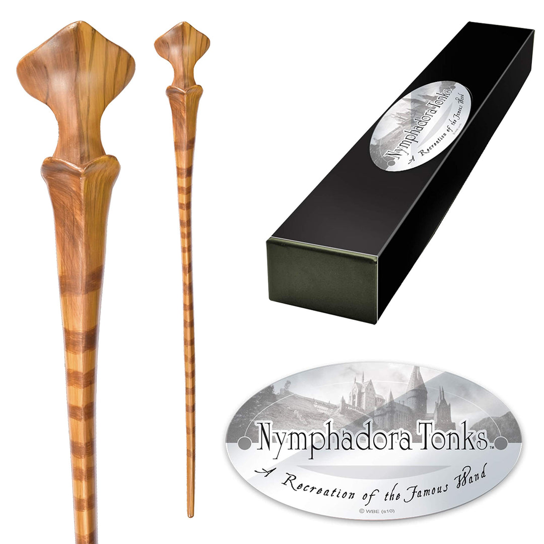 The Noble Collection - Nymphadora Tonks Character Wand - 14.9in (38cm) Harry Potter Wand With Metal