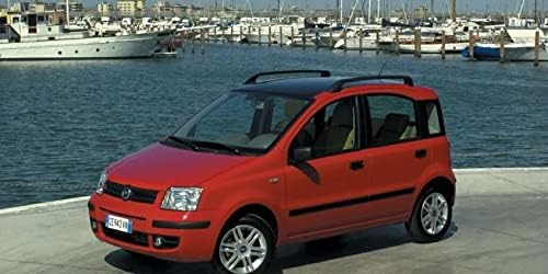 Fussmatten Fiat Panda II 169 2003-2011 auf Grösse, rutschfest, Fersenpolster aus verstärktem Gummi