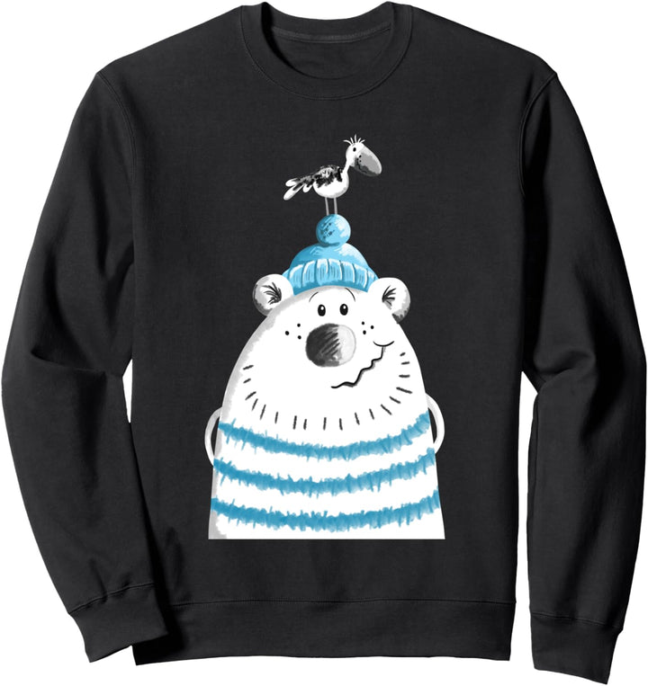Happy Seebär I Eisbär Bären Design I Bär Nordsee Fun Sweatshirt