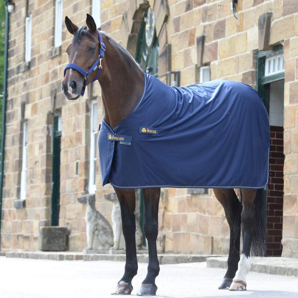 Kerbl Bucas Prize Cooler Pferdedecke 155 Navy/Gold, 155