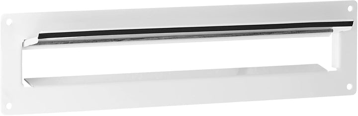 Burg-Wächter Aussen-Einwurfblende, Aluminium/Verzinktes Stahlblech, Porta 797 W, Weiss, Weiss