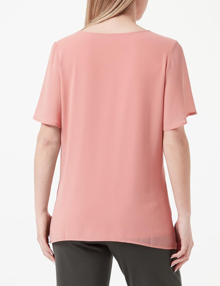 Noppies Damen Blouse Short Sleeve Kula Bluse 36 Desert Sand - P756, 36 Desert Sand - P756