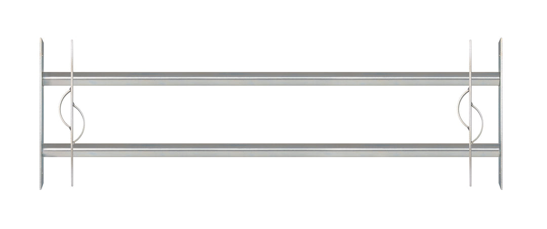 Alberts 563608 Fenstergitter Secorino Style | Ausziehbar für Fenster aussen | Einbruchschutz Gitter