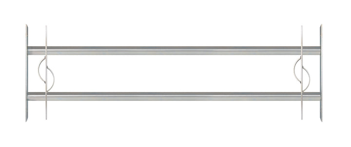 Alberts 563608 Fenstergitter Secorino Style | Ausziehbar für Fenster aussen | Einbruchschutz Gitter