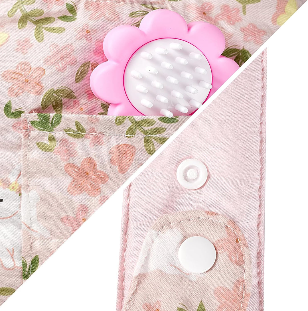 GAGAKU Puppentrage ab 3 Jahre Bauchtrage Babypuppen Zubehör Schultergurte Babytrage Puppe Kleinkind