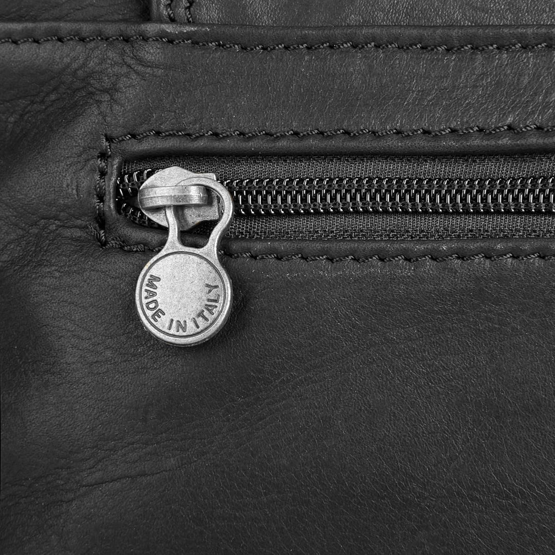 Samantha Look Umhängetasche echt Leder Damen | Made in Italy | handliche Crossbody Bag | kompakte Sc