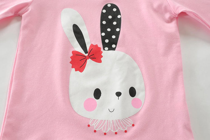 EULLA Kinder Mädchen Schlafanzüge Langarm Baumwolle Winter Pyjama Set Einhorn Prinzessin Dino Hase E