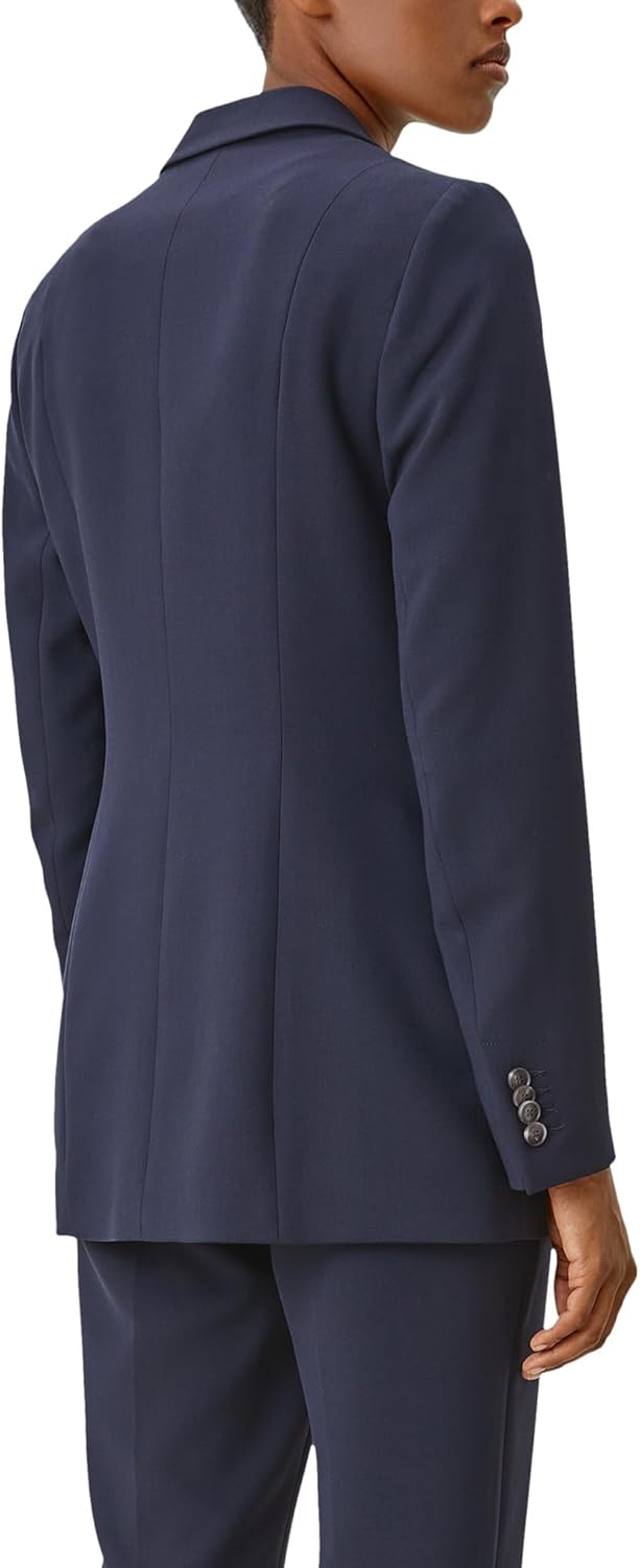 s.Oliver BLACK LABEL Damen Blazer 38 5959 Blau, 38 5959 Blau