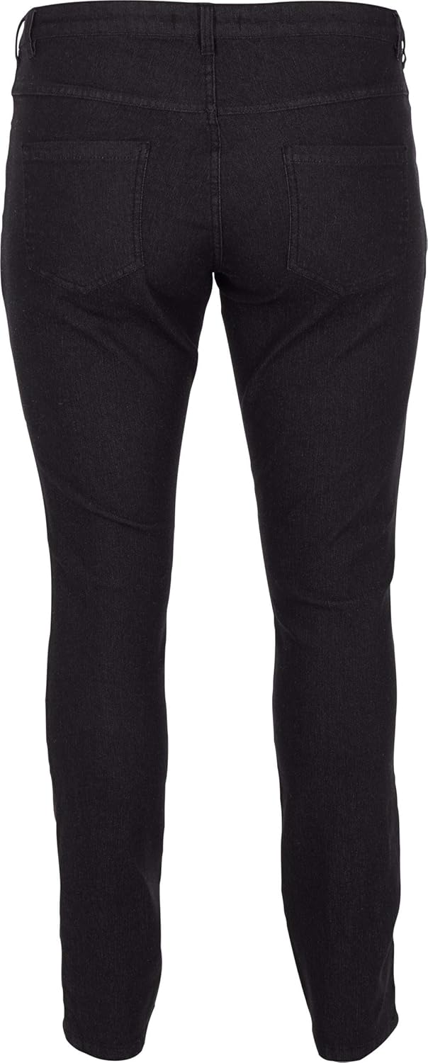 Zizzi Grosse Grössen Damen Super Slim Amy Jeans mit hoher Taille Gr 42-56 46W / 30L Schwarz, 46W / 3