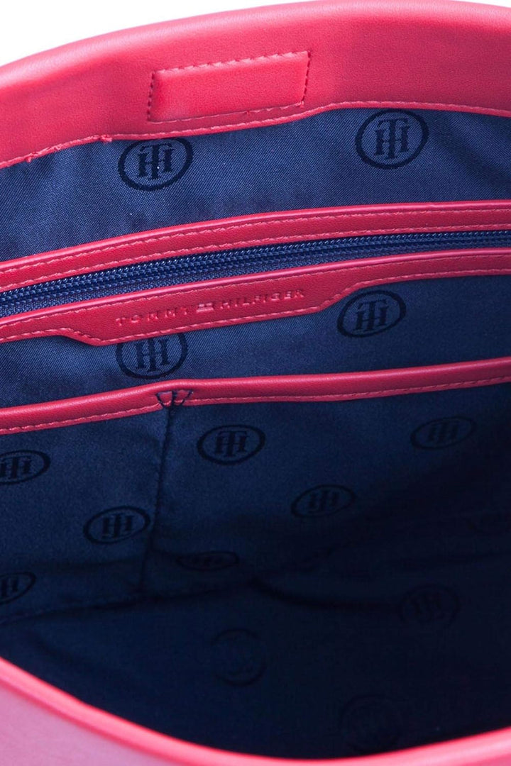 Tommy Hilfiger Th Modern Satchel Tornistertasche Rot (Barbados Cherry), Rot (Barbados Cherry)