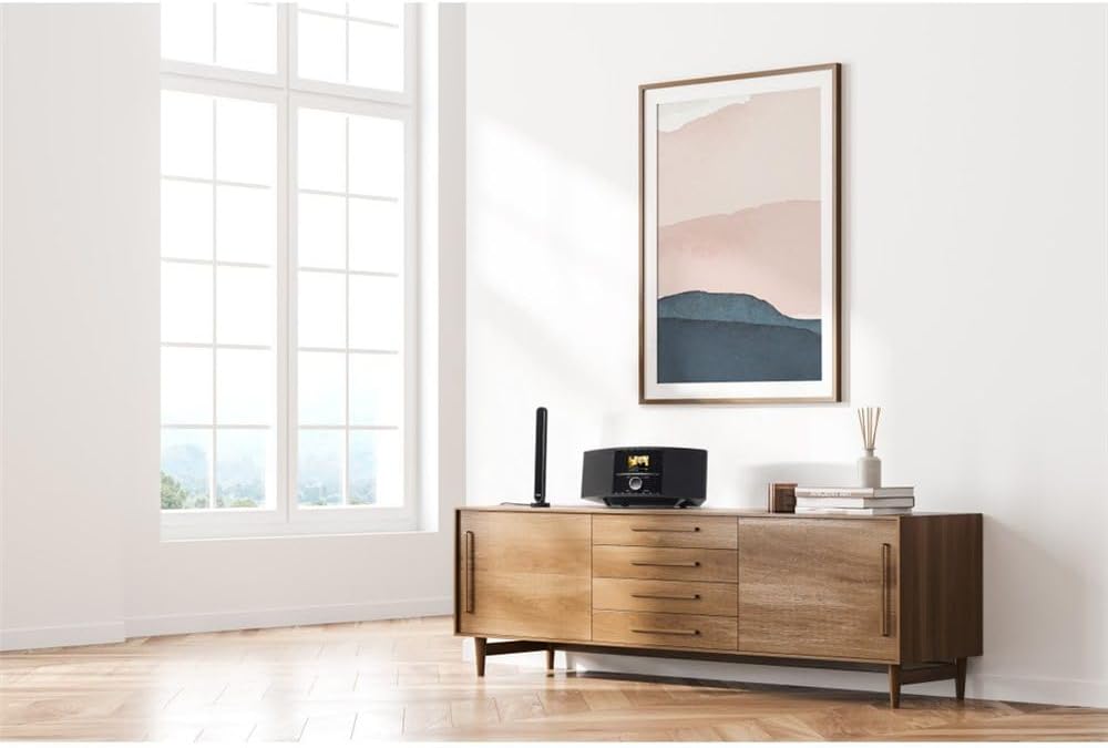 Hama Innenantenne (Antenne für Digitalradio (Dab/Dab+) und analog FM, Verstärkung des aktiven Signal