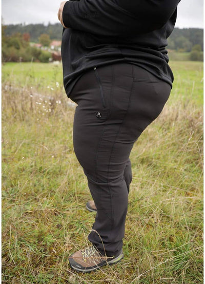 Maul Sport Klosters - Damen Softshell Winterhose, schwarz, 88