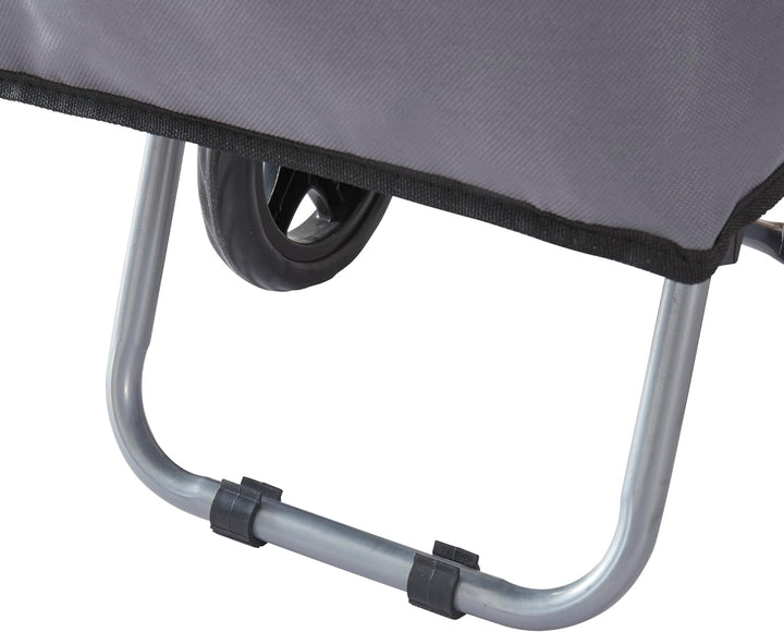 [en.casa] Einkaufstrolley Nørre klappbarer Einkaufswagen 92,5 x 35 x 30 cm Einkaufsroller bis 30 kg