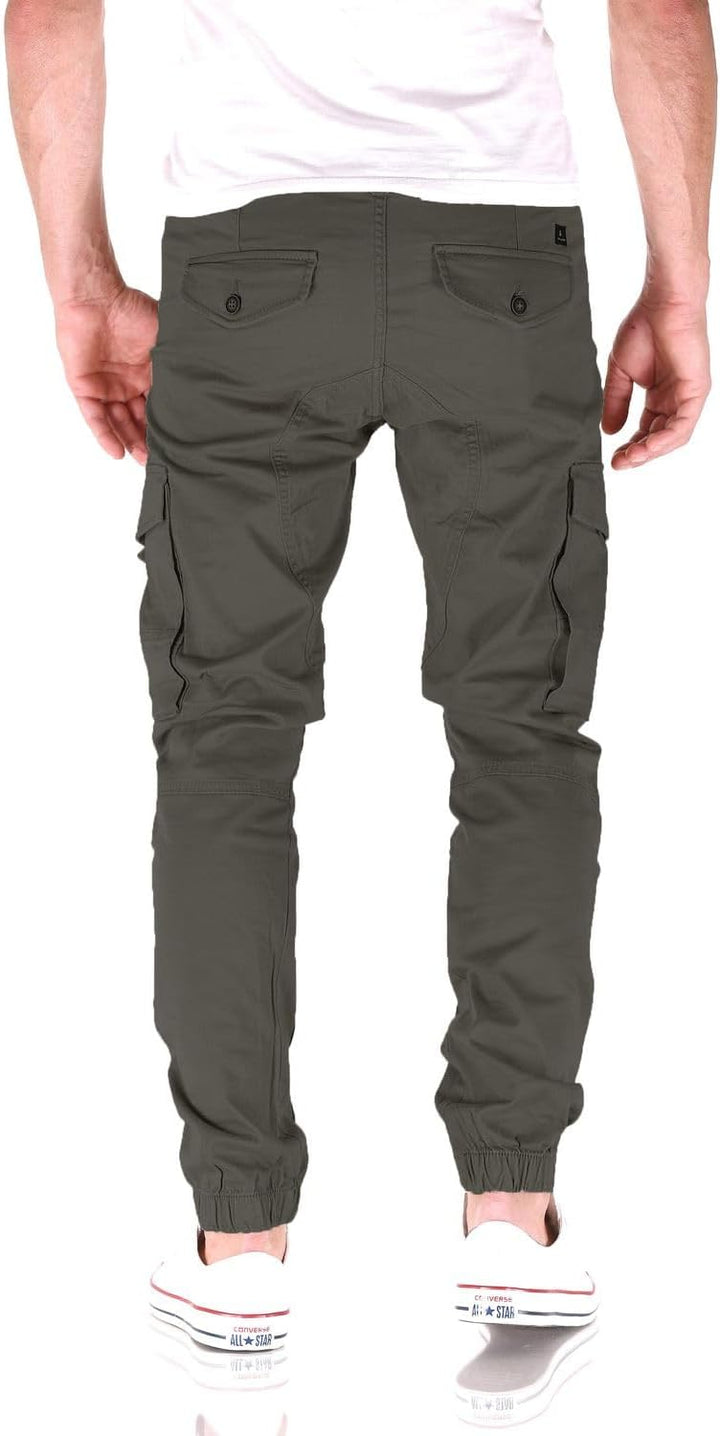 JACK & JONES Male Cargo-Hose Slim Fit Cargo-Hose 28W / 30L Taupe, 28W / 30L Taupe