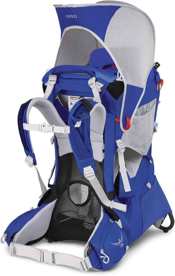 Osprey Poco Plus Kindertragerucksack zum Wandern, Unisex Einheitsgrösse Blue Sky, Einheitsgrösse Blu