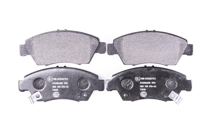 HELLA PAGID 8DB 355 016-461 Bremsbelagsatz - T3018 - Dicke/Stärke: 17.3mm - Bremssystem: Akebono - m