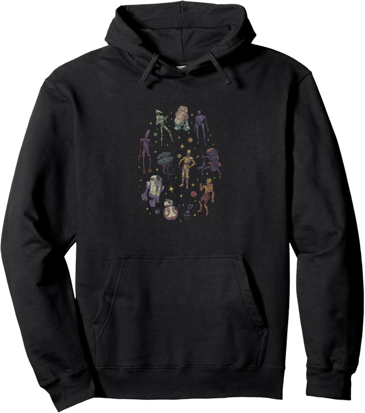 Star Wars Group Shot Circle Of Sidekicks Pullover Hoodie