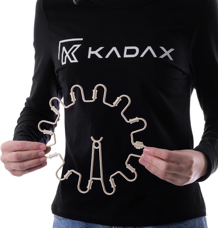 KADAX Staudenhalter Rund Ø 21 cm im 20er Set, Pflanzenhalter aus Kunststoff, Pflanzenstütze, Stauden