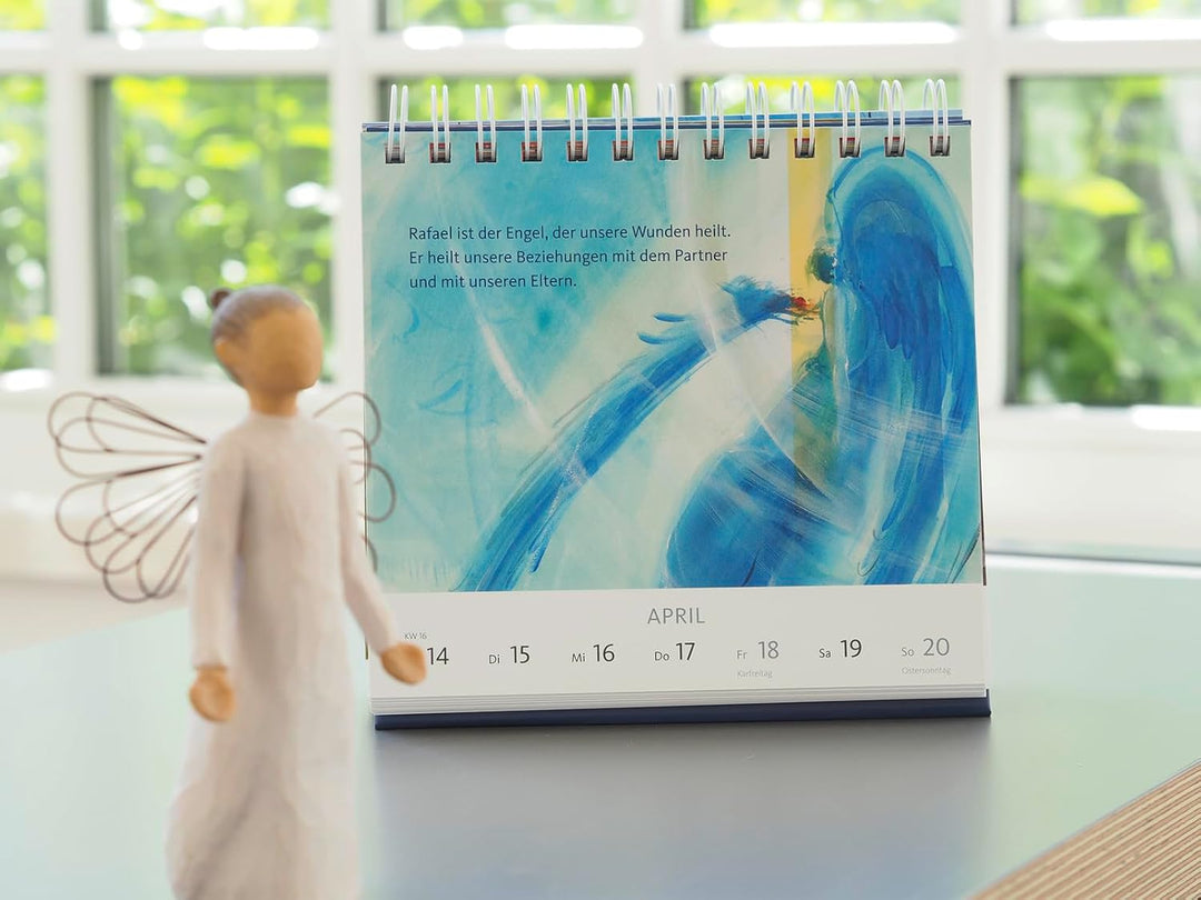 Wochenkalender 2025: Mit Engeln unterwegs: Mit 53 Texten von Anselm Grün und Bildern von Eberhard Mü