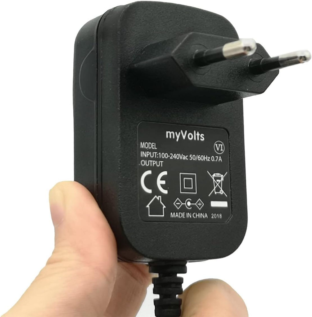 MyVolts 5V EU-Netzteil kompatibel mit Technaxx MusicMan Lautsprecher Standard, Standard