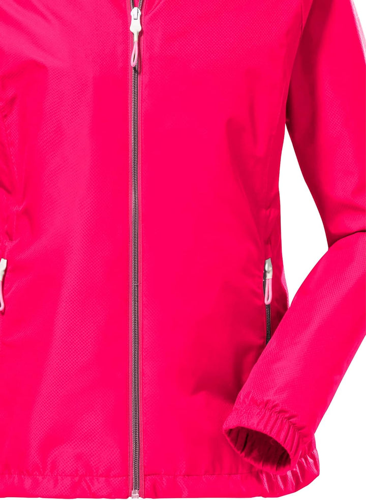 Killtec Damen Kos 15 Wmn Jckt Funktionsjacke mit Kapuze, packbar 40 rose, 40 rose