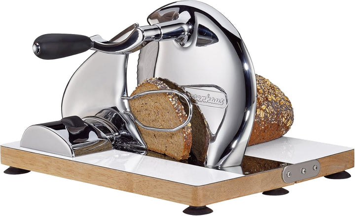 Zassenhaus manueller Allesschneider Brotschneidmaschine Handschneider Edelstahl