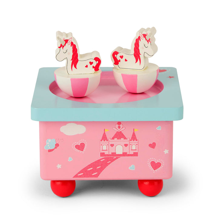 Mousehouse Gifts - Kinder Einhorn-Spieldose aus Holz - für Mädchen