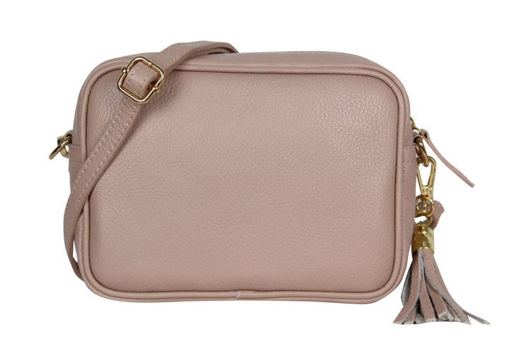 AmbraModa GLX8 - Damen Handtasche Umhängetasche Schultertasche Handytasche aus genarbtem Rindsleder