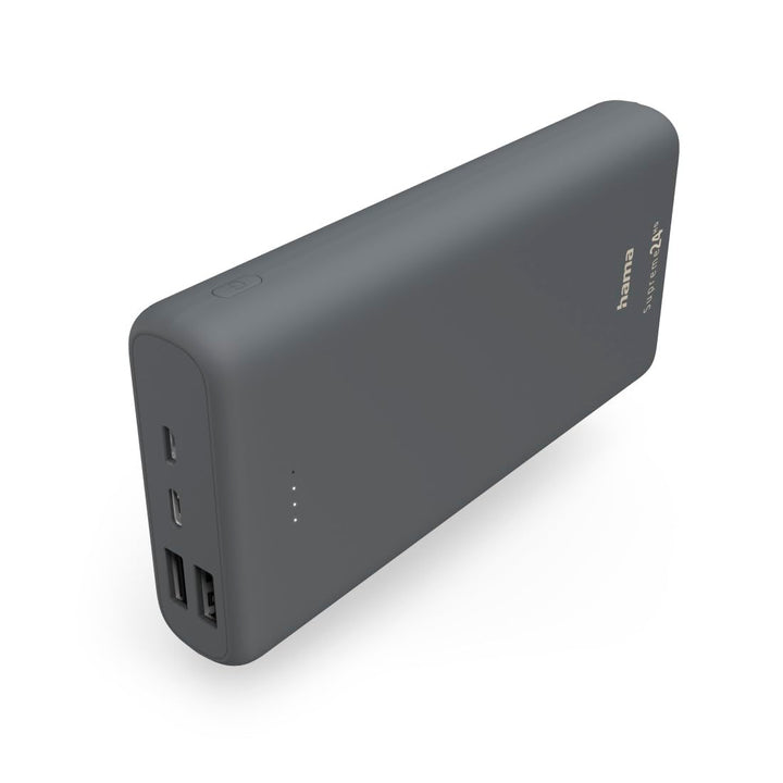 Hama Powerbank Supreme 24000mAh (externer Akku mit 1x USB C + 2x USB A, Power Pack zertifiziert, Akk
